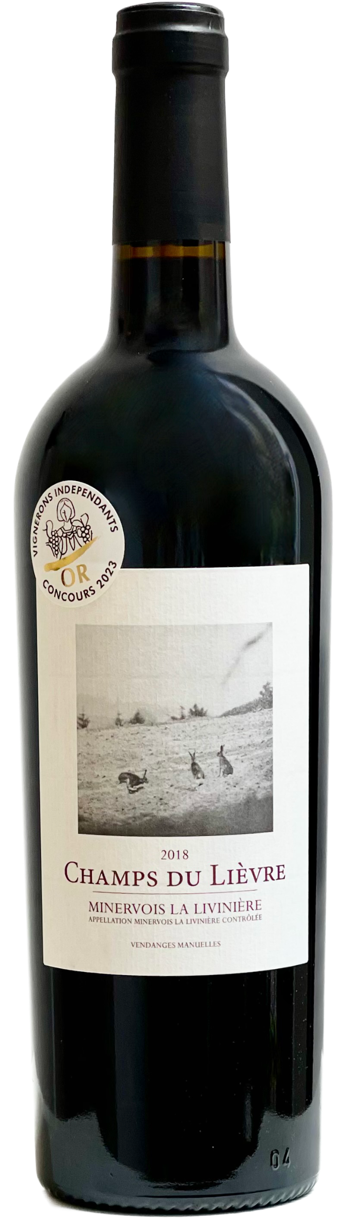 Champs du Lièvre Cru La Livinière bottle